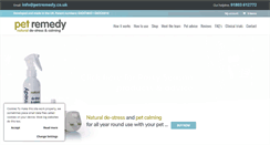 Desktop Screenshot of petremedy.co.uk