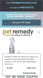 Mobile Screenshot of petremedy.co.uk